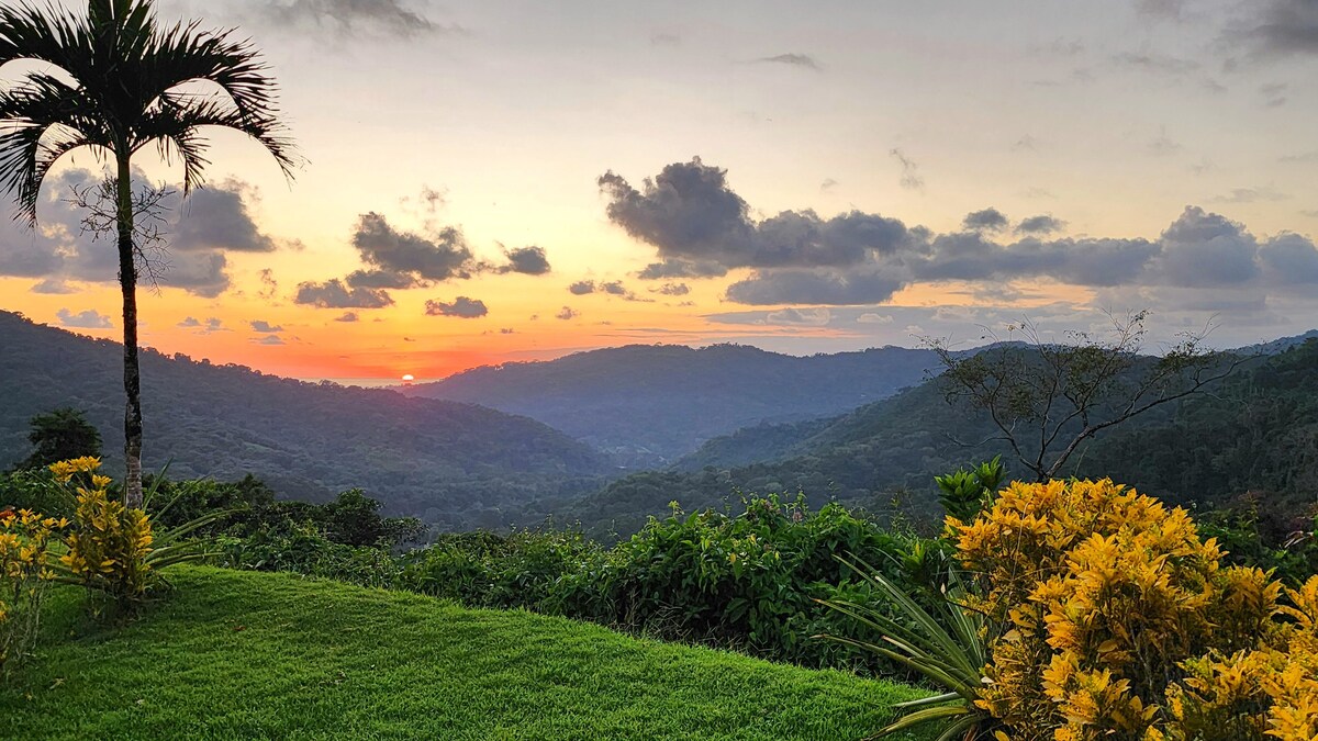 Lovely oasis overlooking the Jungle and sea